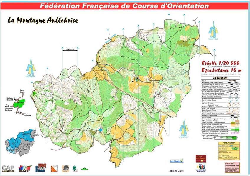 Carte vierge au 1/20000ème Carte vierge au 1/20000ème