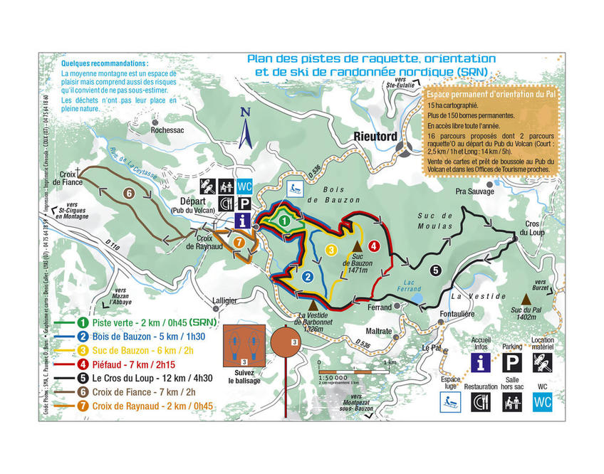 Plan des pistes Plan des pistes